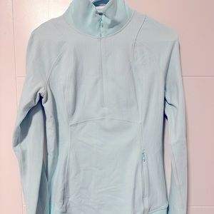 Lululemon light blue quarter zip